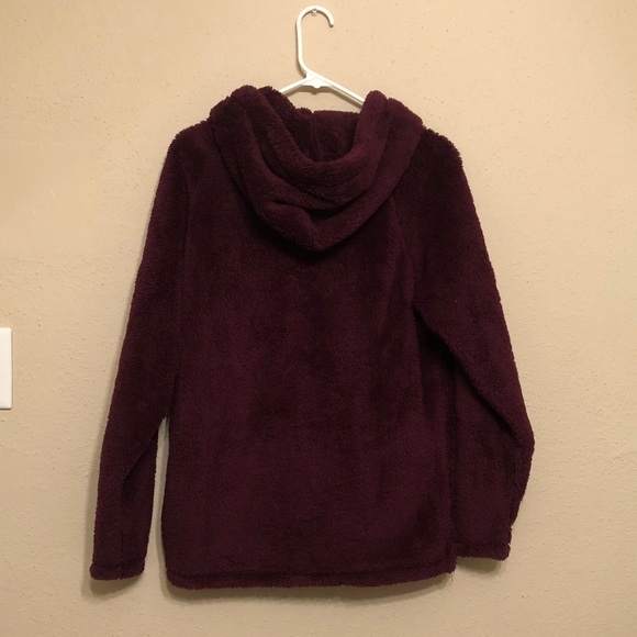 PINK Half-Zip Sherpa Hoodie / Pullover - Picture 2 of 5